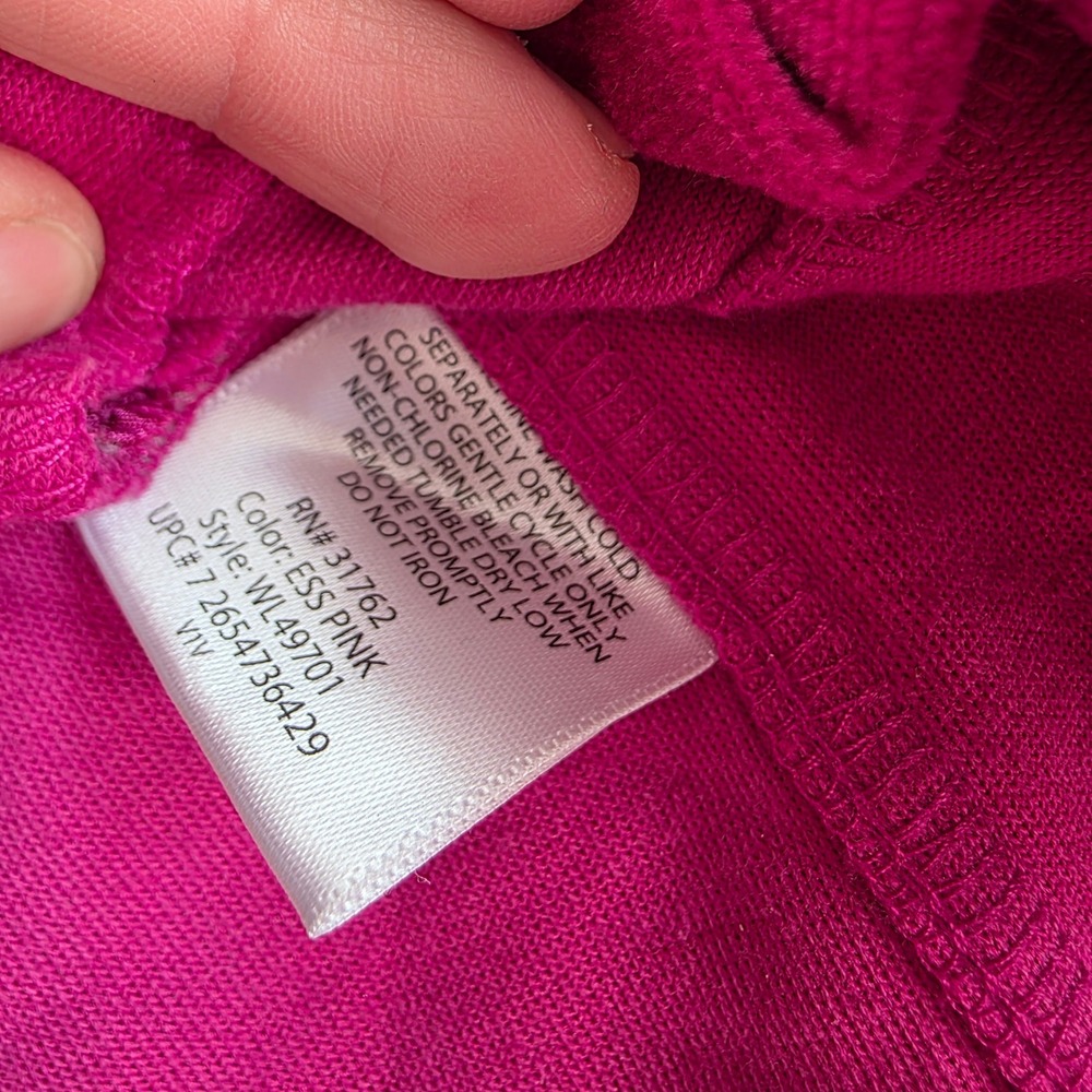 White Stag Womens Pink Zip Up Velour Vest Size S 4 6 - Picture 10 of 12